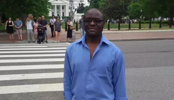 In front of White house (2) US-Wahlen und ich als Weltbürger